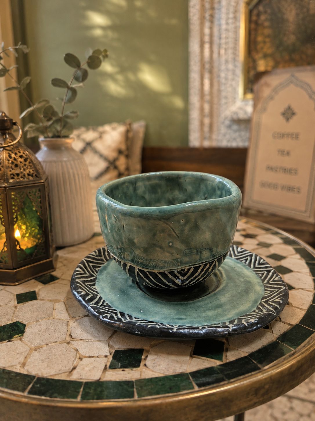 Trendy Sgraffito Tea set - Sunday 25th October 1-3pm