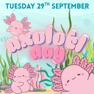 AXOLOTL DAY - Tues 29th September