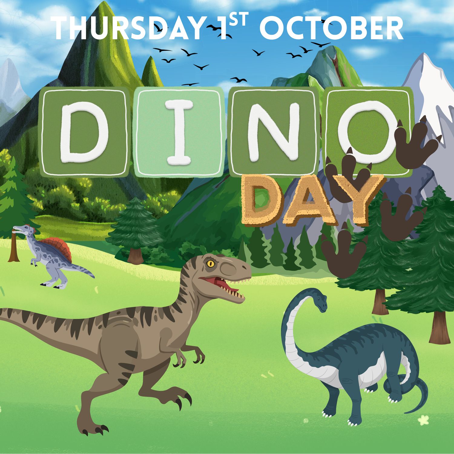 DINO DAY - Thurs 1st Oct