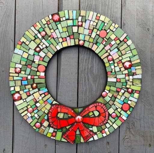 Mosaic Christmas Wreath Workshop - Saturday 5th December, 1-4pm