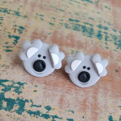 ANIMAL STUD EARRINGS | Clay Stud