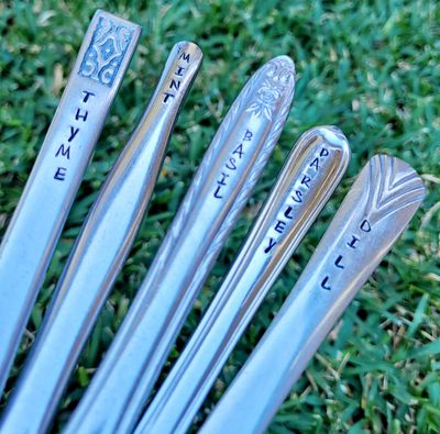 GARDEN TAG | Quote cutlery
