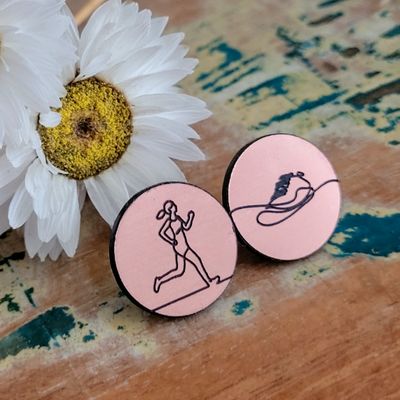 EXERCISE &amp; FITNESS EARRINGS | Acrylic