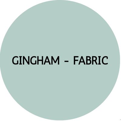 GINGHAM BUTTON EARRINGS | Fabric Studs