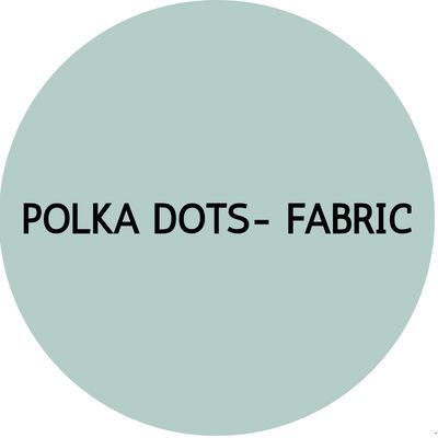 POLKA DOT BUTTON EARRINGS | Fabric Studs