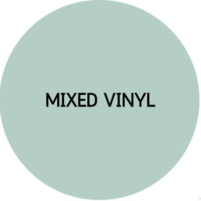 MIXED BUTTON EARRINGS- Vinyl studs