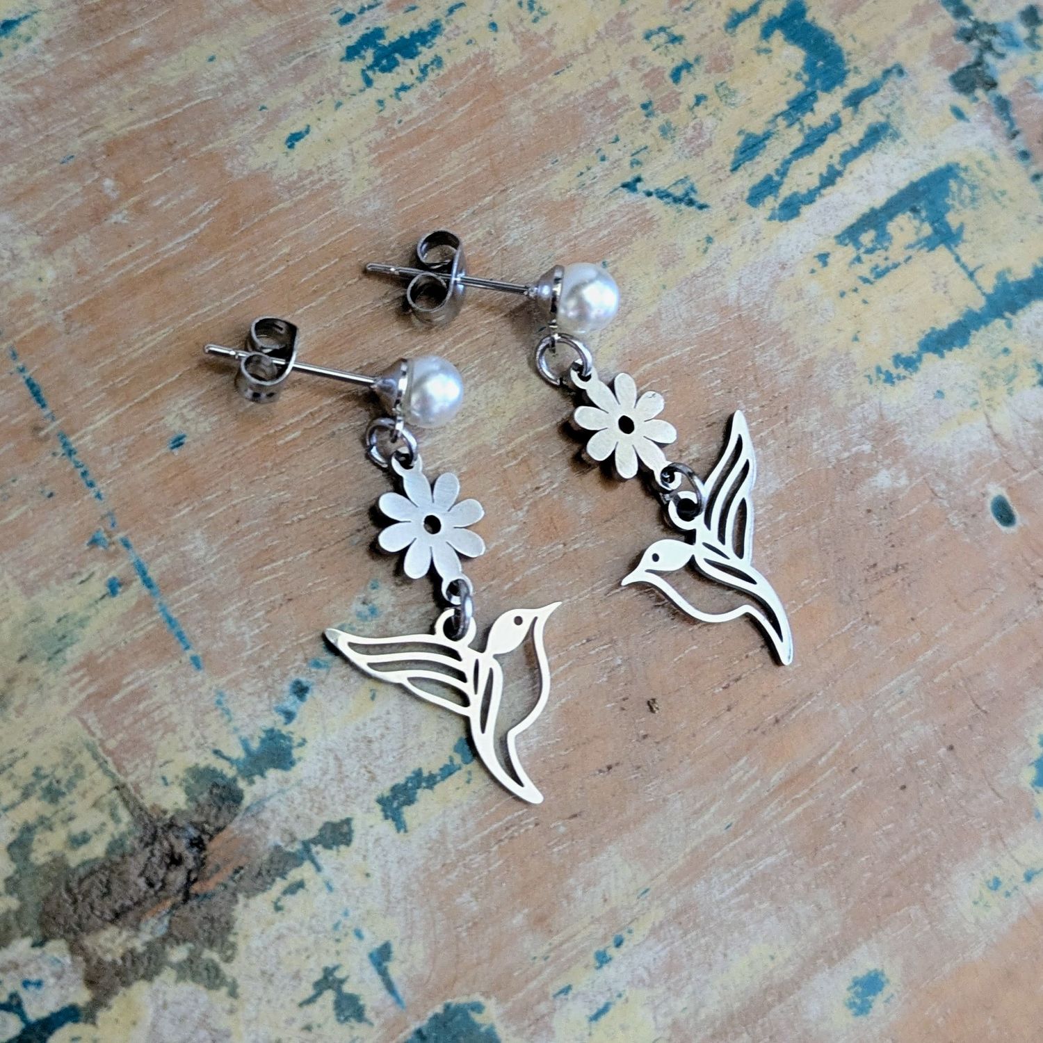 BIRD | Stud top earrings