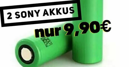 2 Sony Akkus VTC5 18650