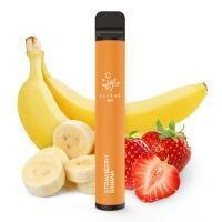 Elfbar 600 Einweg E-Zigarette - Strawberry Banana 0mg Nikotinfrei