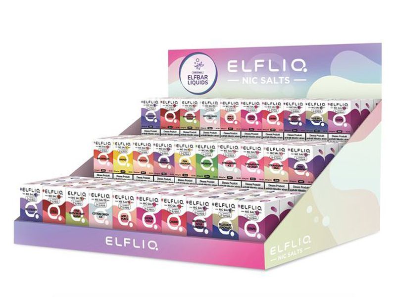 ELFLIQ - Strawberry Raspberry Cherry Ice - Nikotinsalz Liquid - 20mg