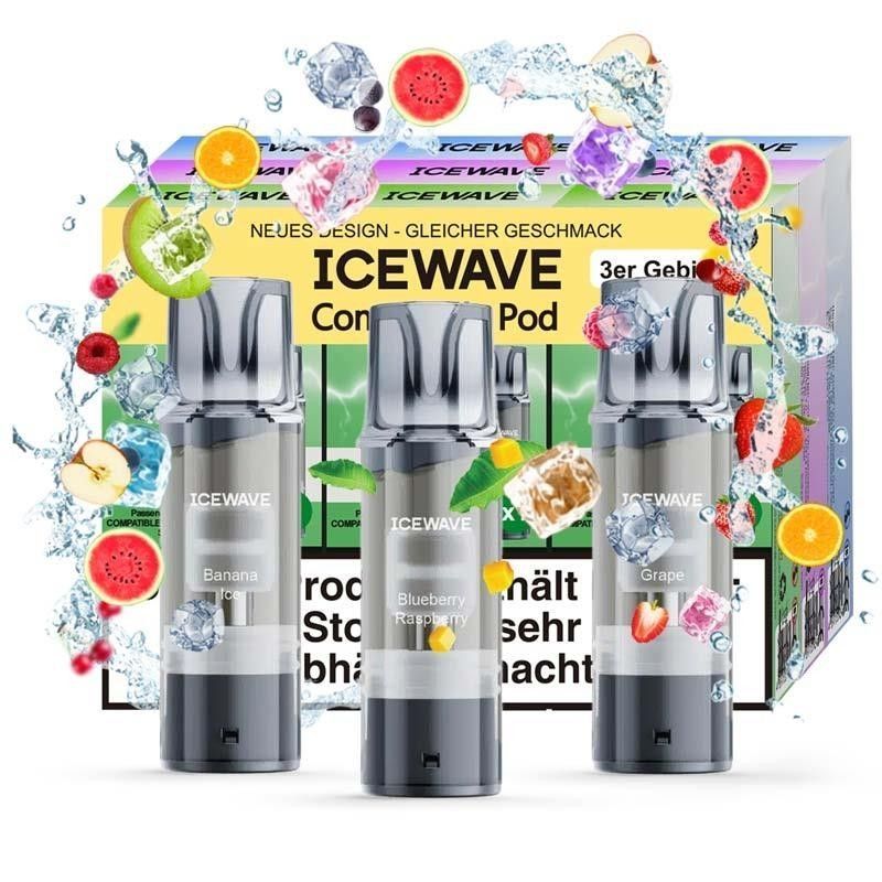 Icewave Pods (3er) 3 Pods pro Verpackungseinheit Icewave Pods (3er) 3 Pods pro Verpackungseinheit