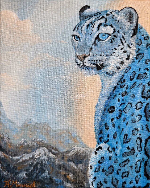 "Snow Leopard" Fine Art Print
