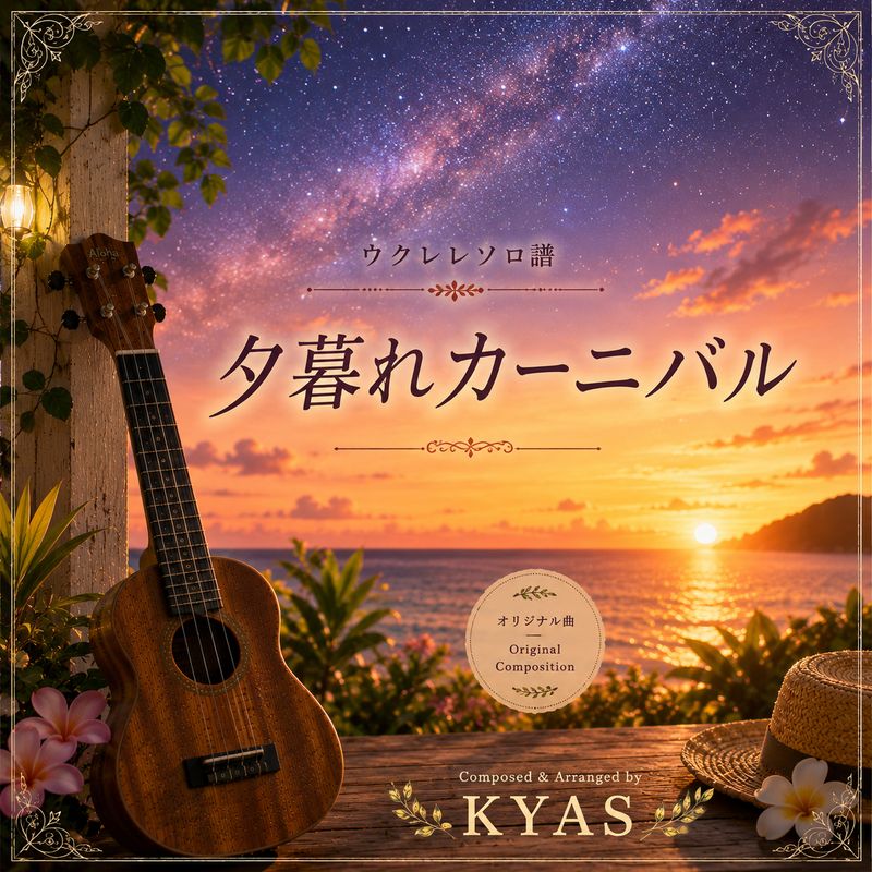 楽譜　「夕暮れカーニバル」