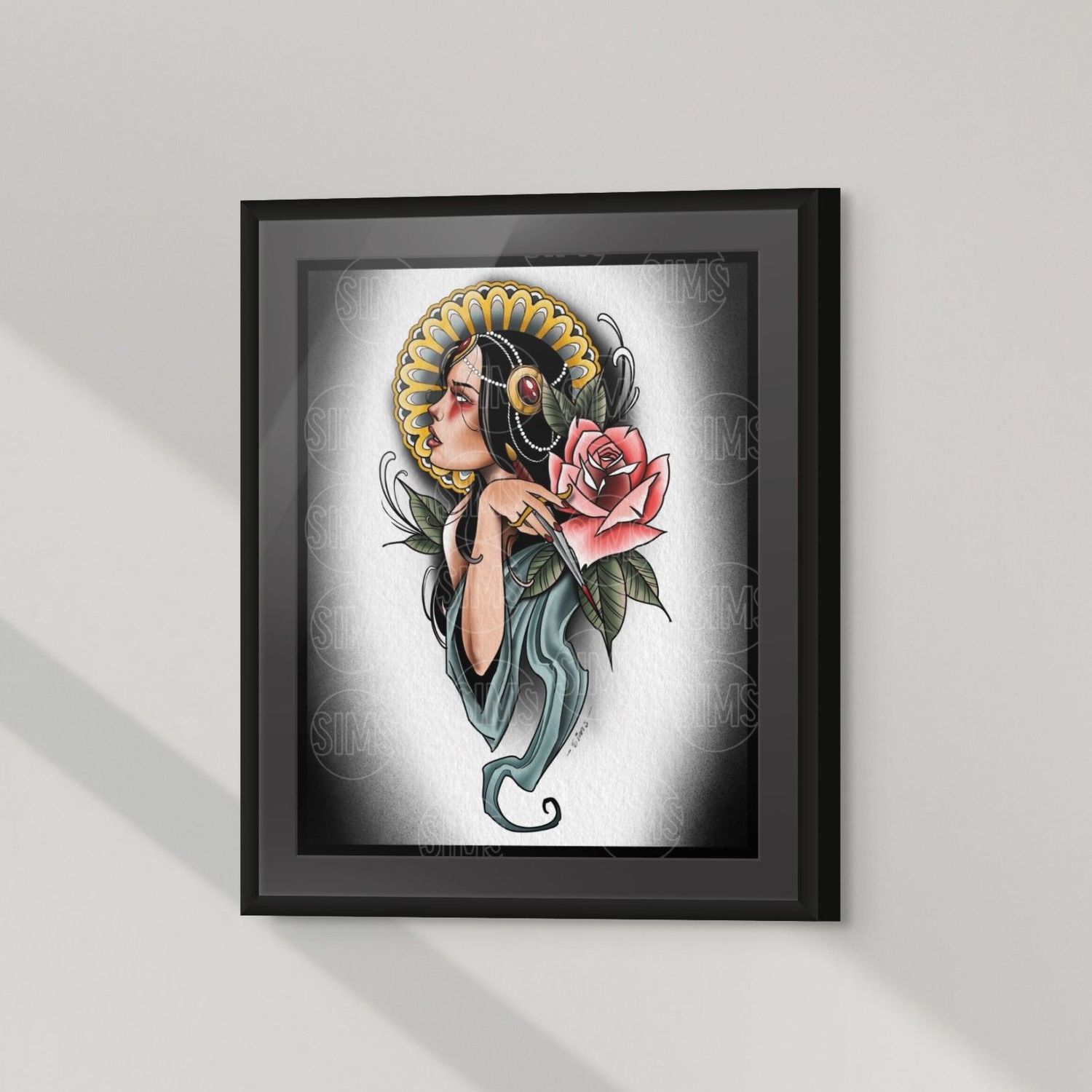 Queen Rose Print