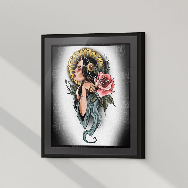 Queen Rose Print