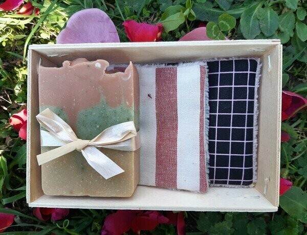Duo Zéro Déchet Savon Rose Fleurage