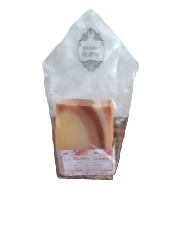 Savon Marbré Griotte en pochette cadeau