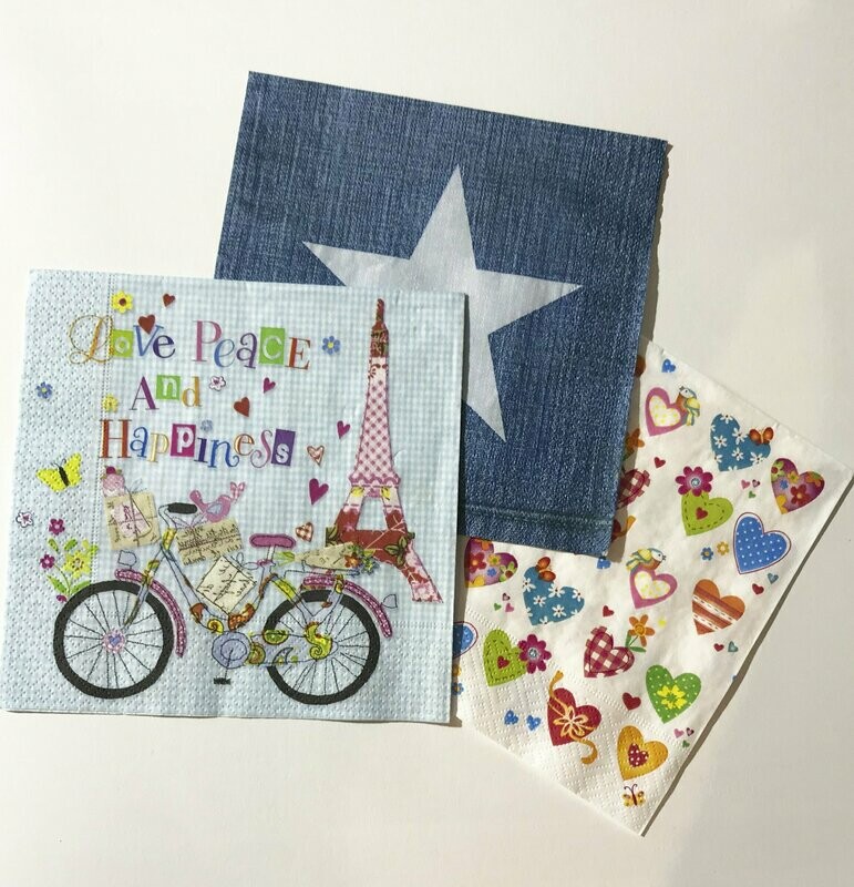 Servilletas Decoupage