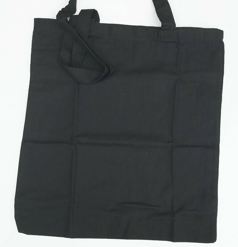 Bolsa de algodón negra