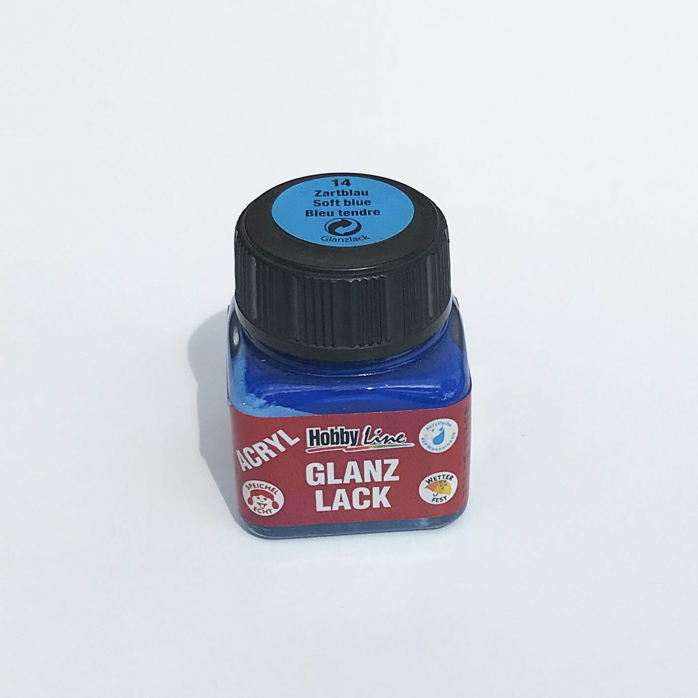 Pintura acrílica azul