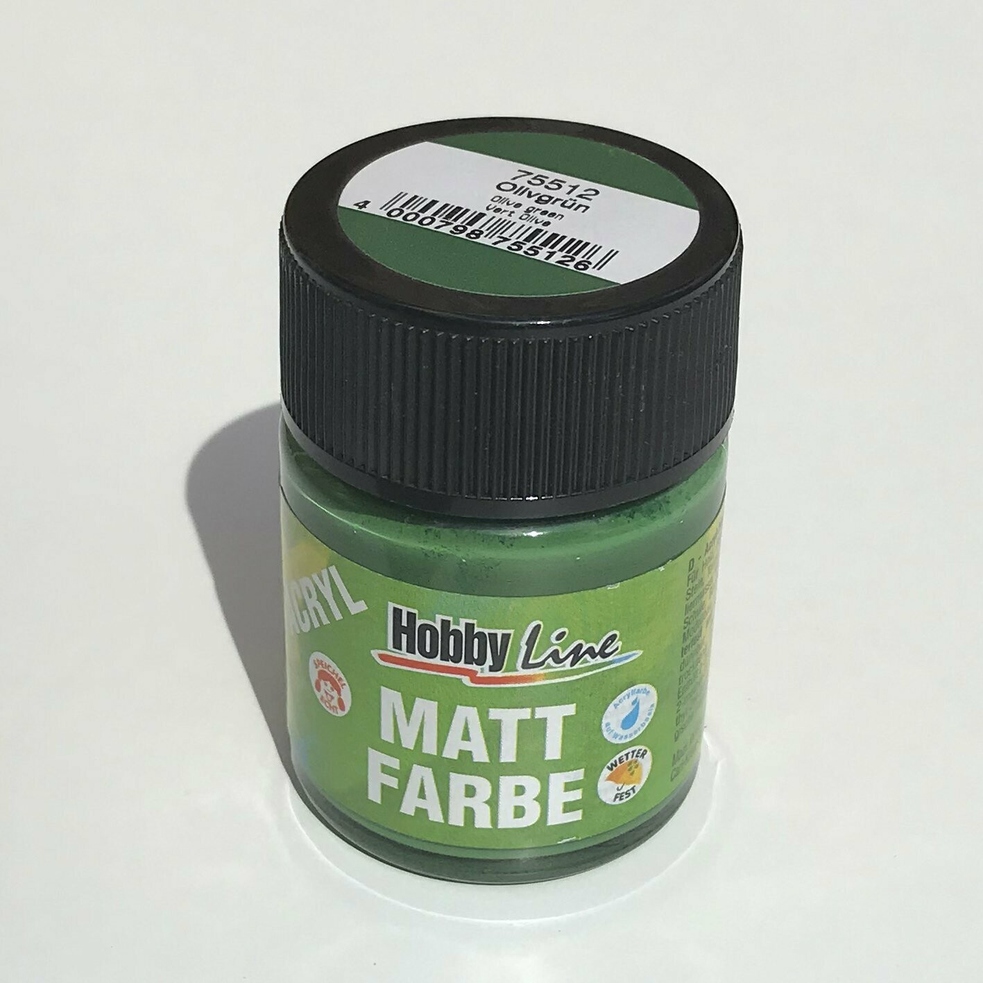 Pintura acrílica verde