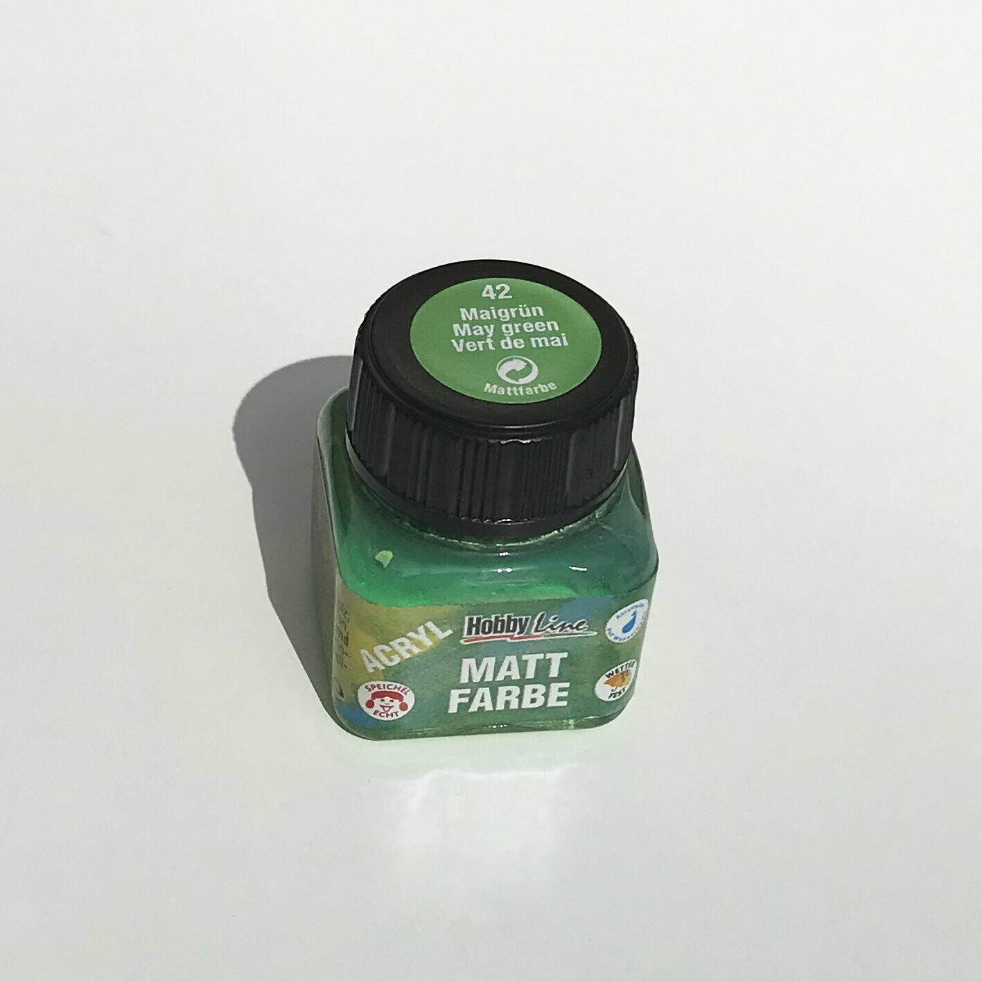 Pintura acrílica verde