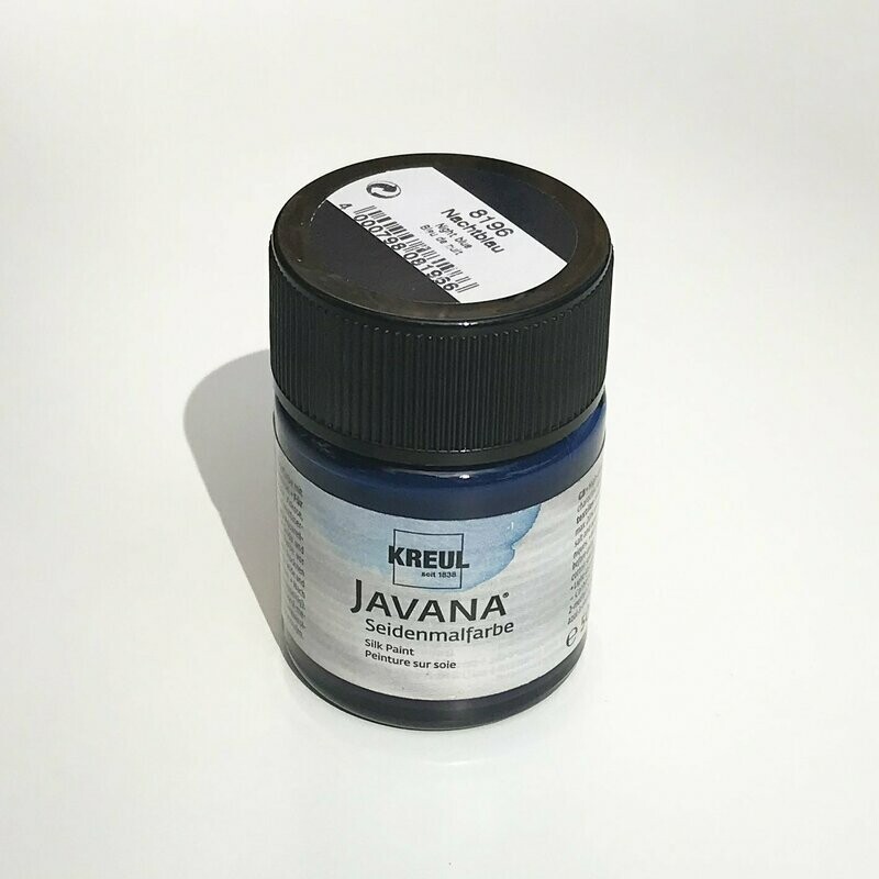 Pintura seda azul oscuro