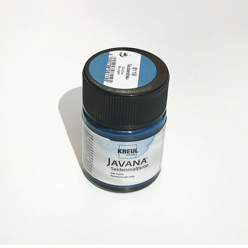 Pintura seda azul medio