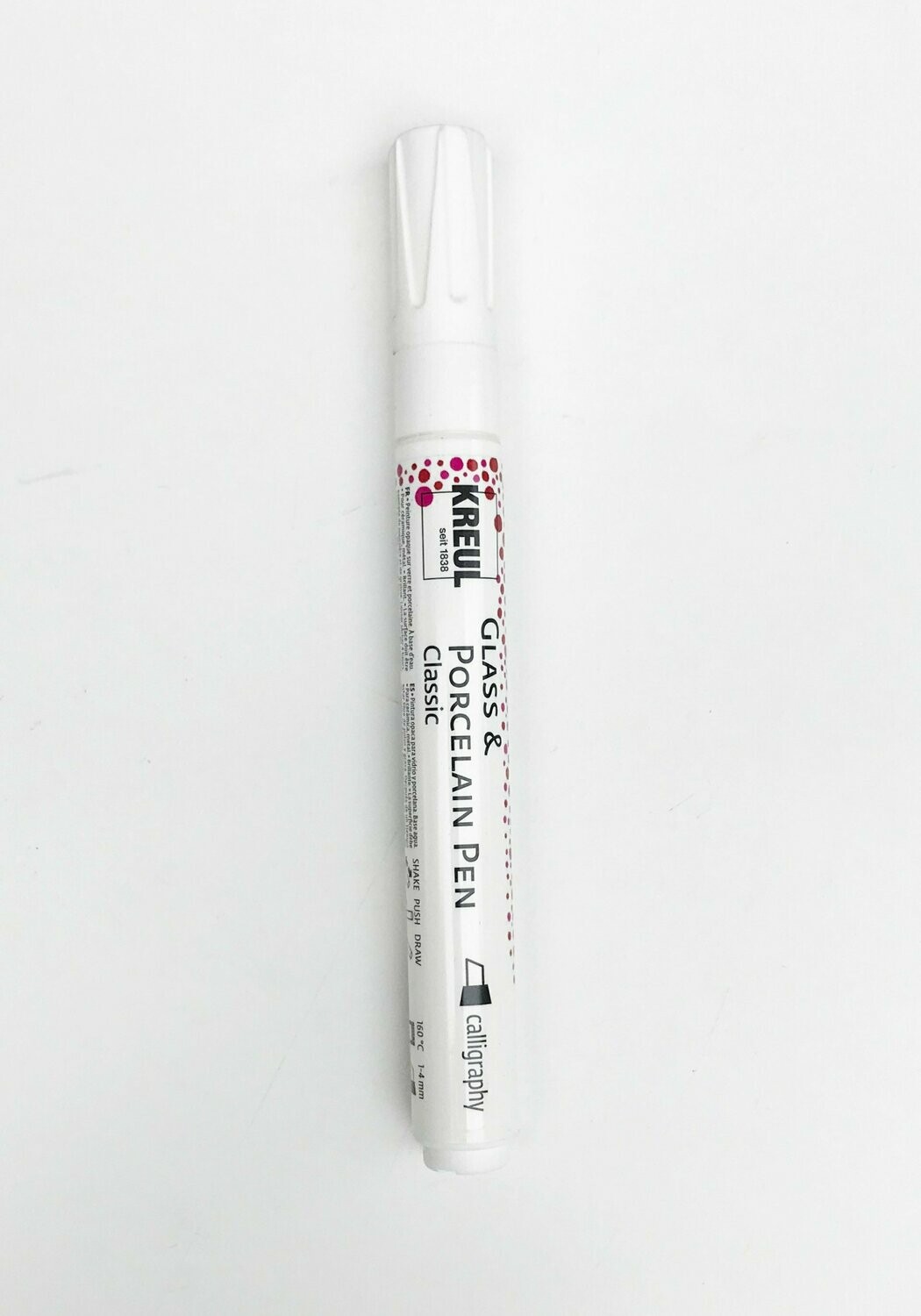 Rotulador caligráfico porcelana