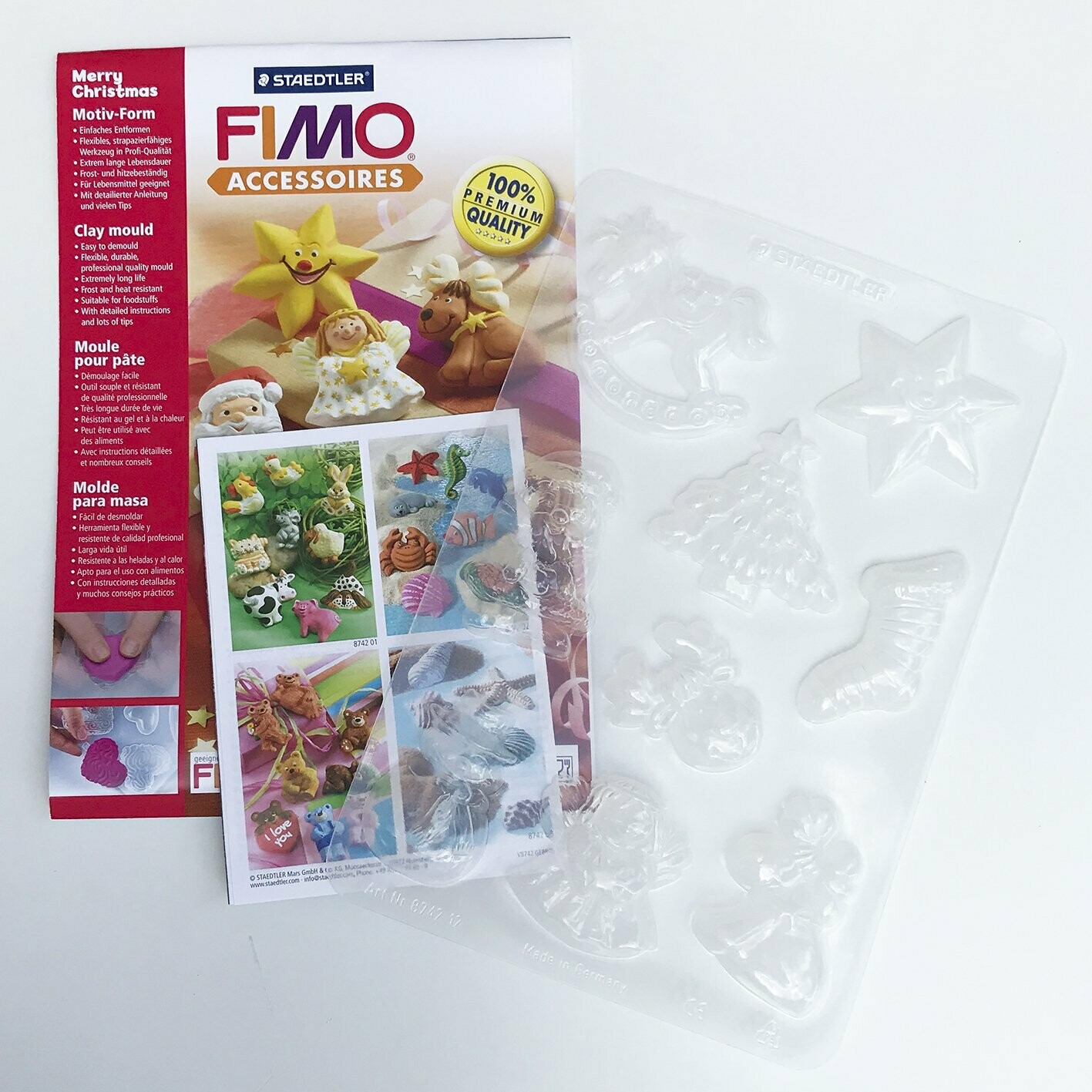 Plantilla FIMO navideña