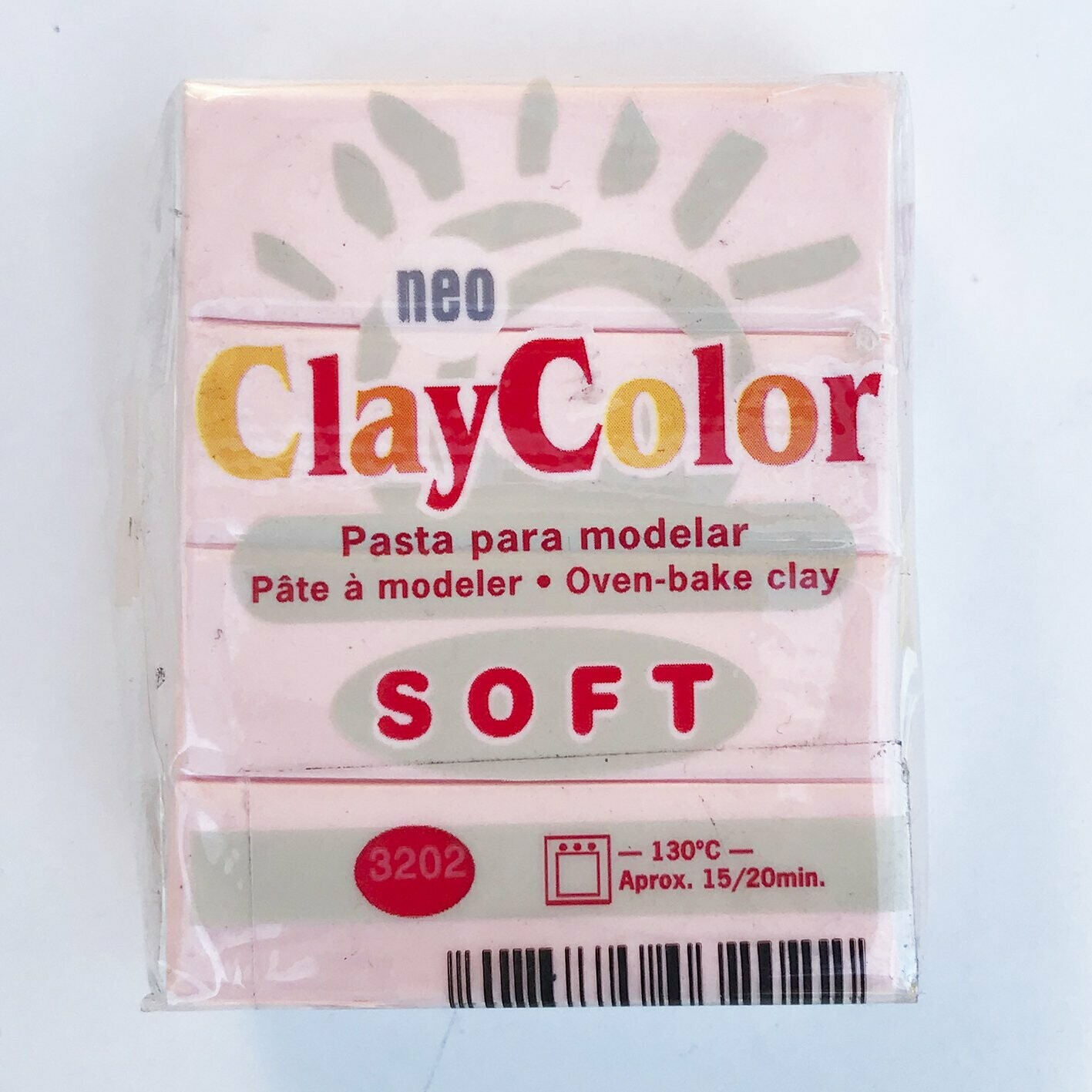 Pasta polimérica rosa