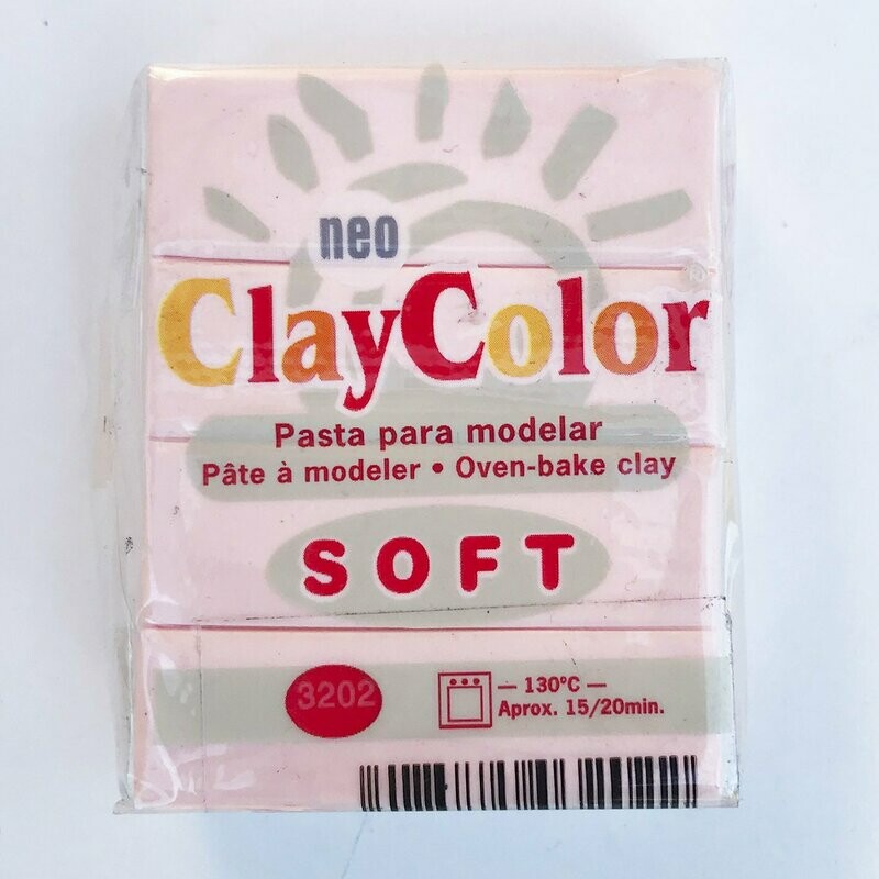 Pasta polimérica rosa