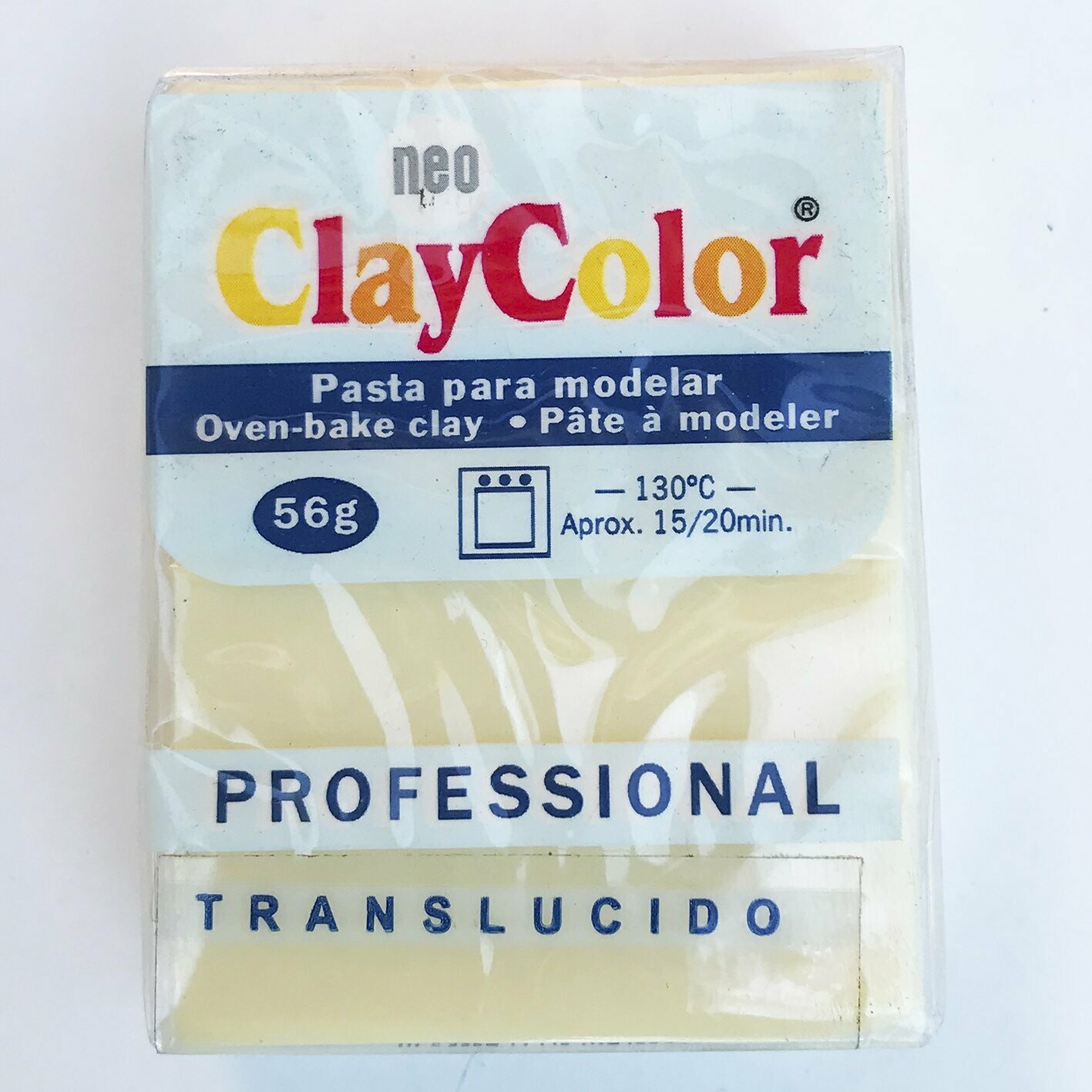 Pasta polimérica translúcida melocotón
