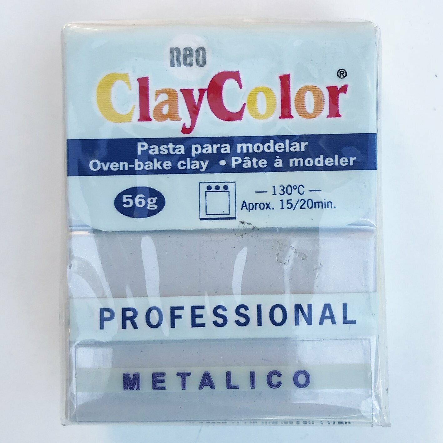 Pasta polimérica metálica plata