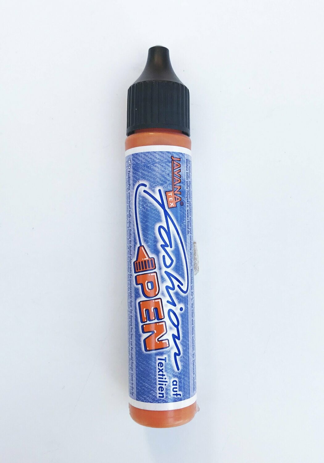 Pintura textil naranja