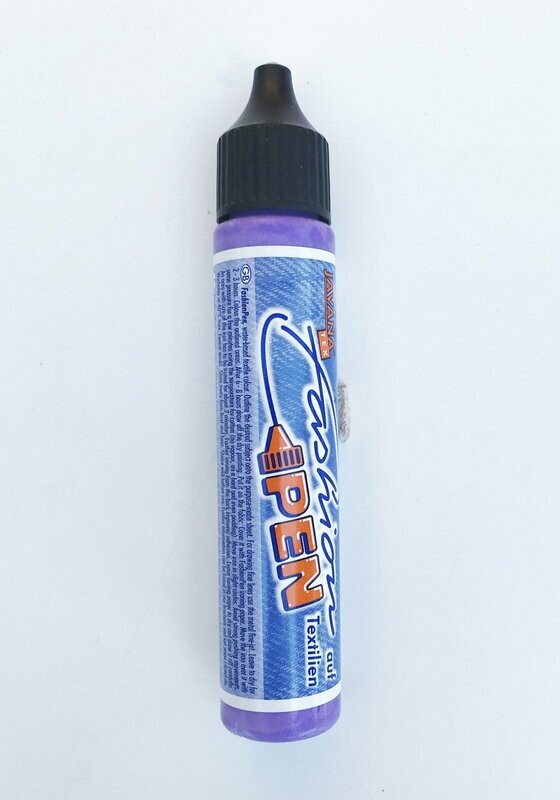 Pintura textil violeta