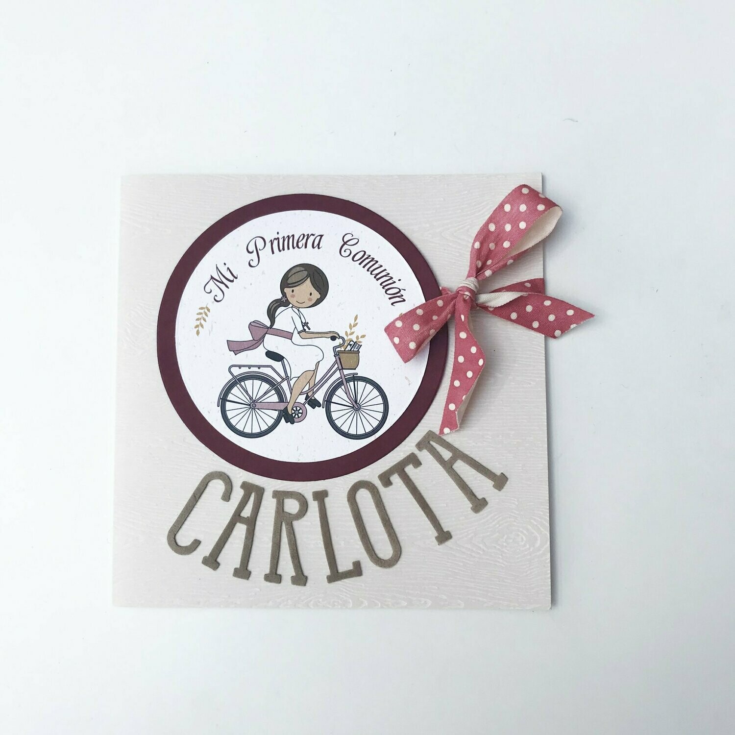 Díptico niña bicicleta