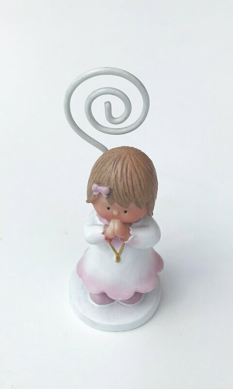 Figura-pinza niña comunión