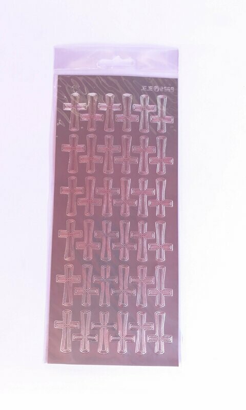 Cruces adhesivas platedas
