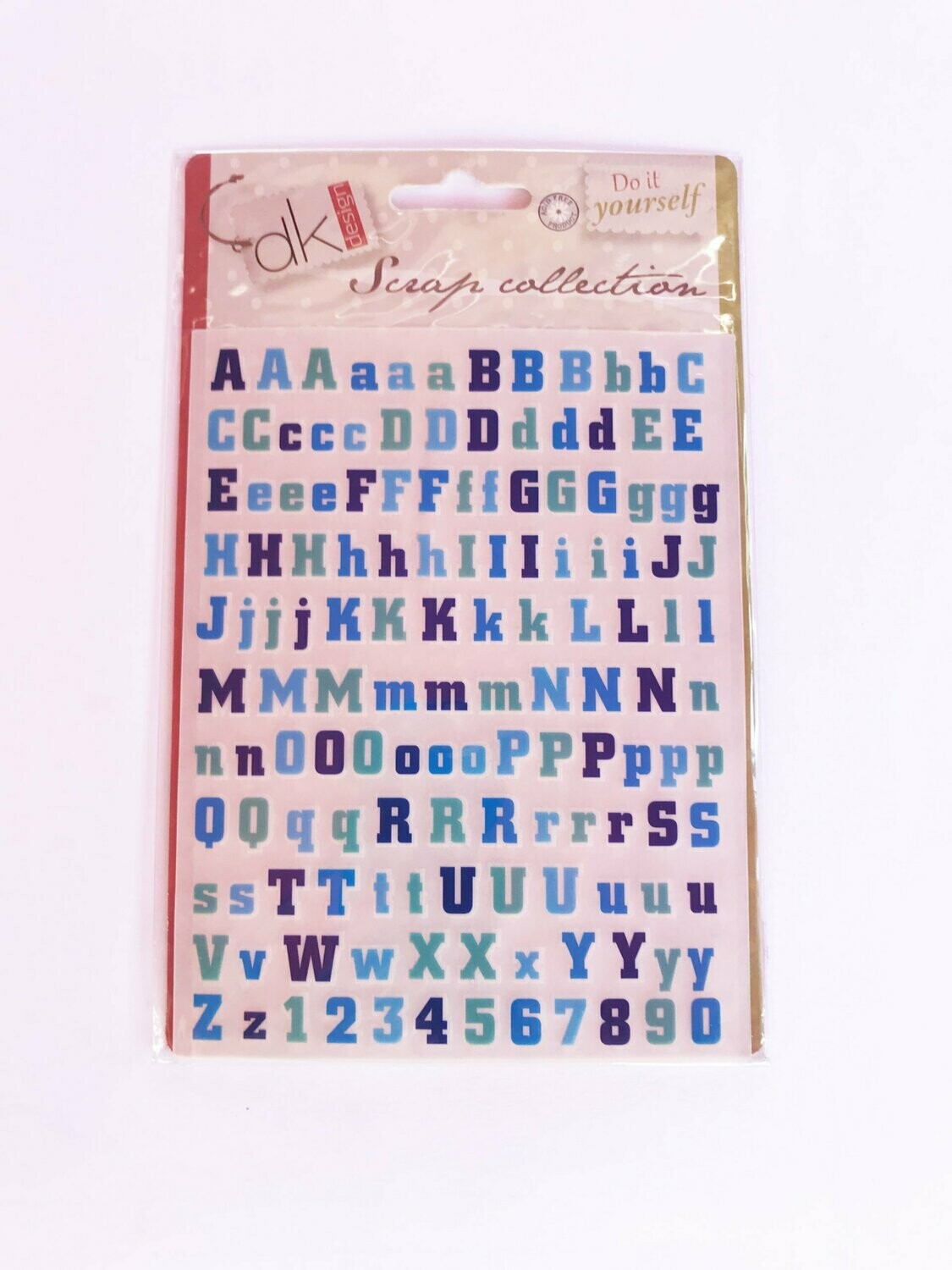 Letras y números adhesivos