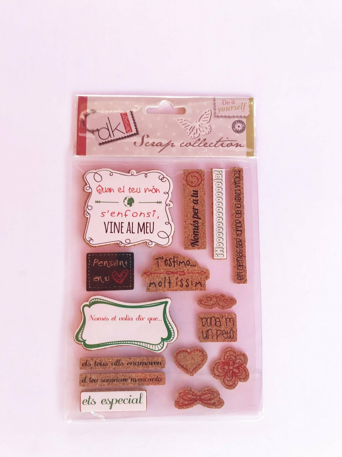 Stikers de corcho decorativos