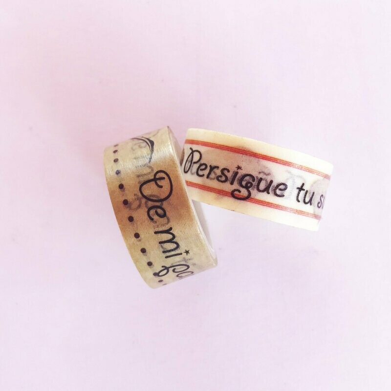 2 rollos washi tape