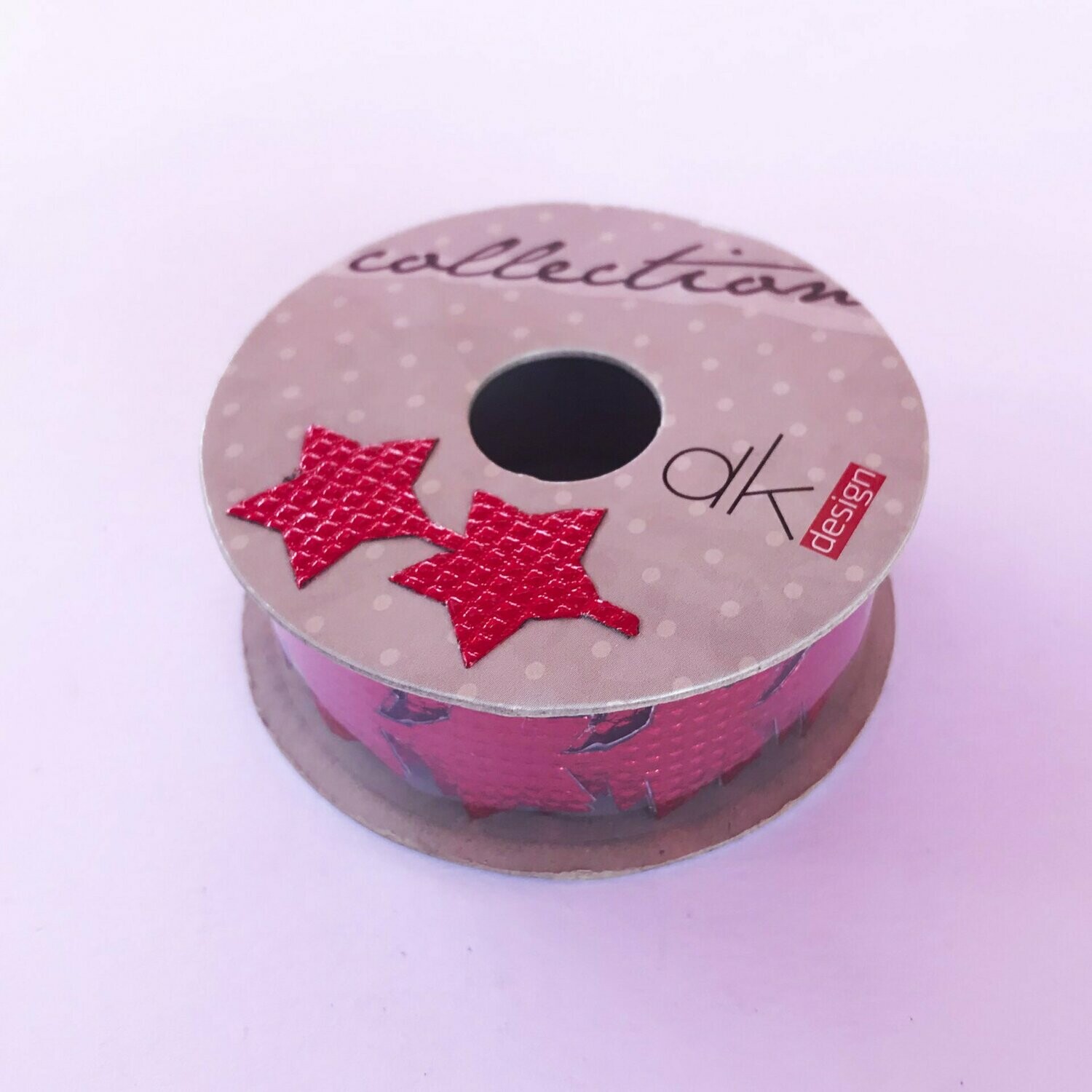 Rollos estrellas adhesivas rojas