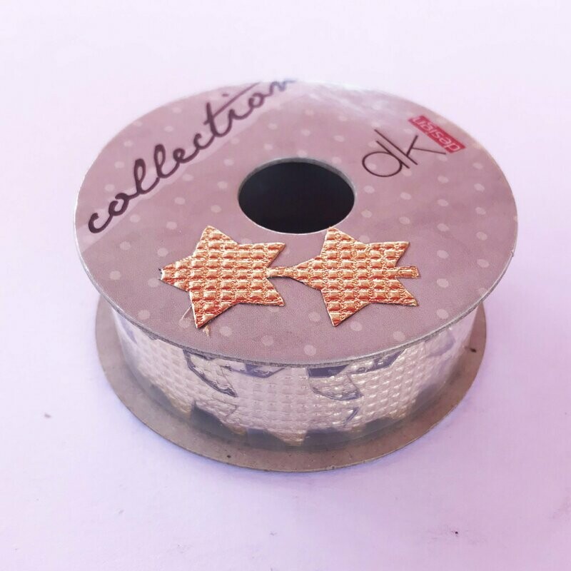 Rollos estrellas adhesivas doradas