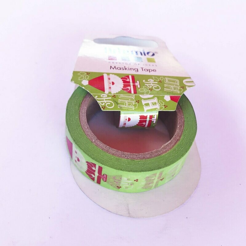 Rollo washi tape navideño