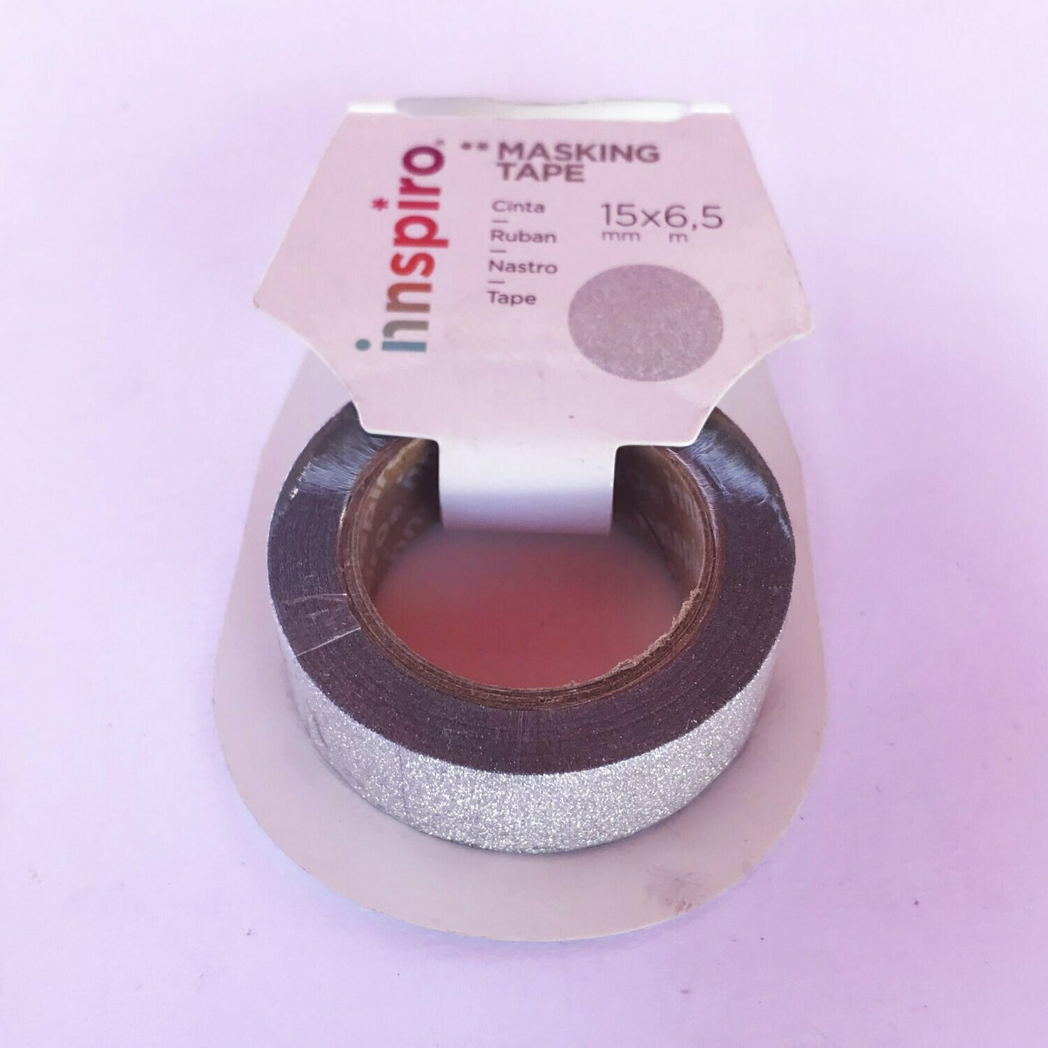 Rollo washi tape metalizado
