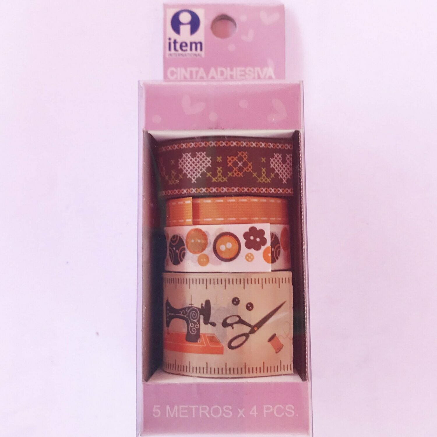 5 Rollos washi tape