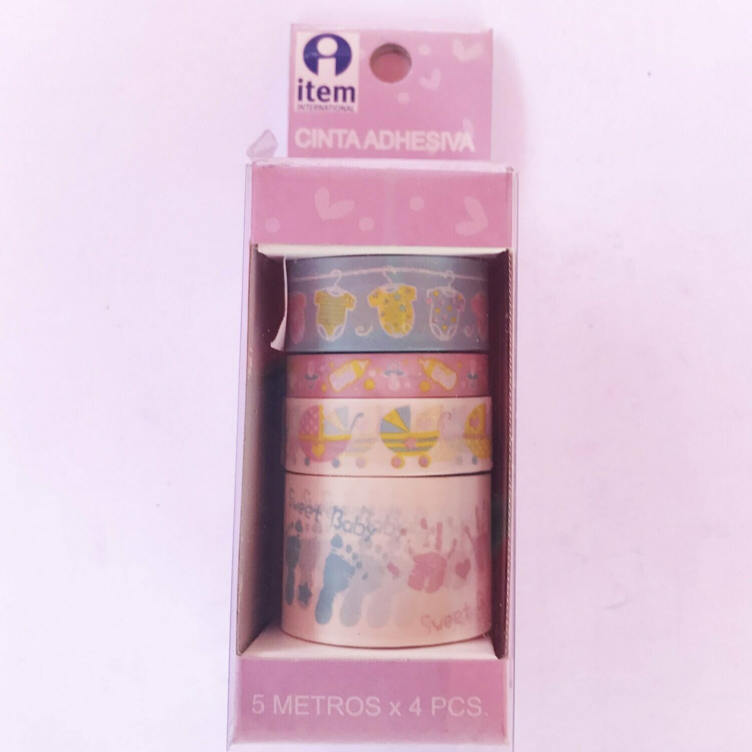 5 Rollos washi tape
