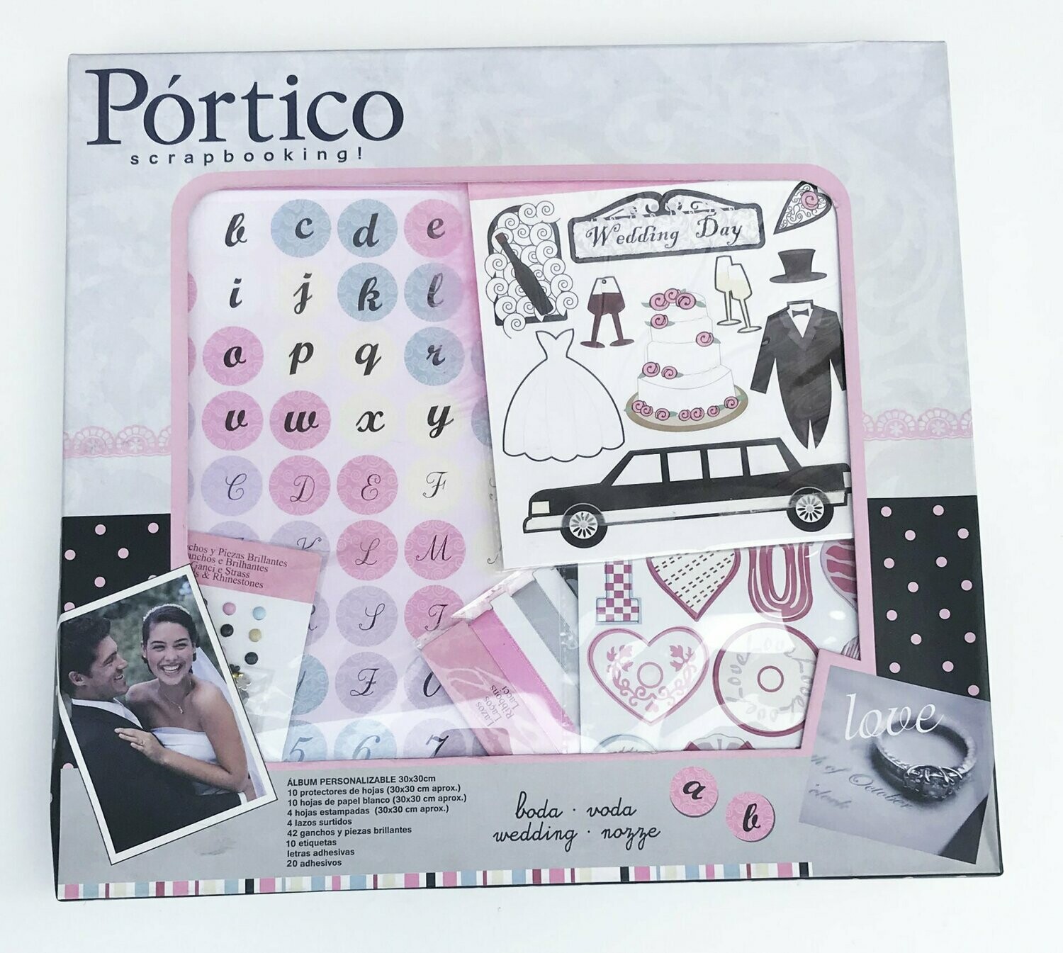 Kit álbum scrap boda