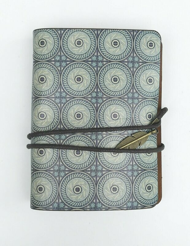 Libreta cuero azulejos